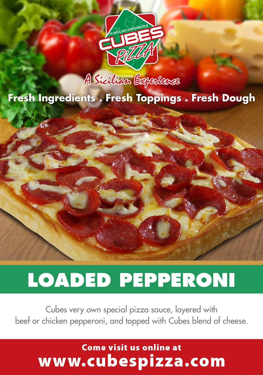 Cubes Pizza Malaysia What S Better Than Pepperoni More Pepperoni Come Try Our Loaded Pepperoni Pizza Today Facebook