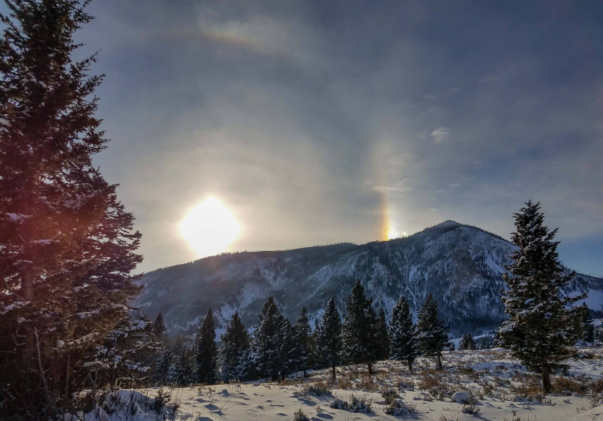 Sundogs, also called parhelia,... - Yellowstone National Park | Facebook