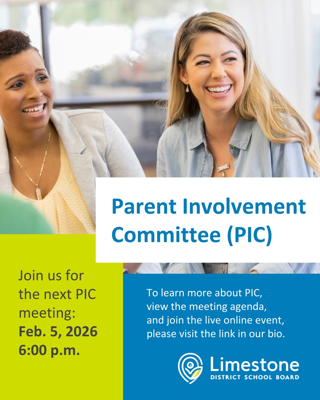 Limestone - The next LDSB Parent Involvement Committee (PIC) meeting is ...