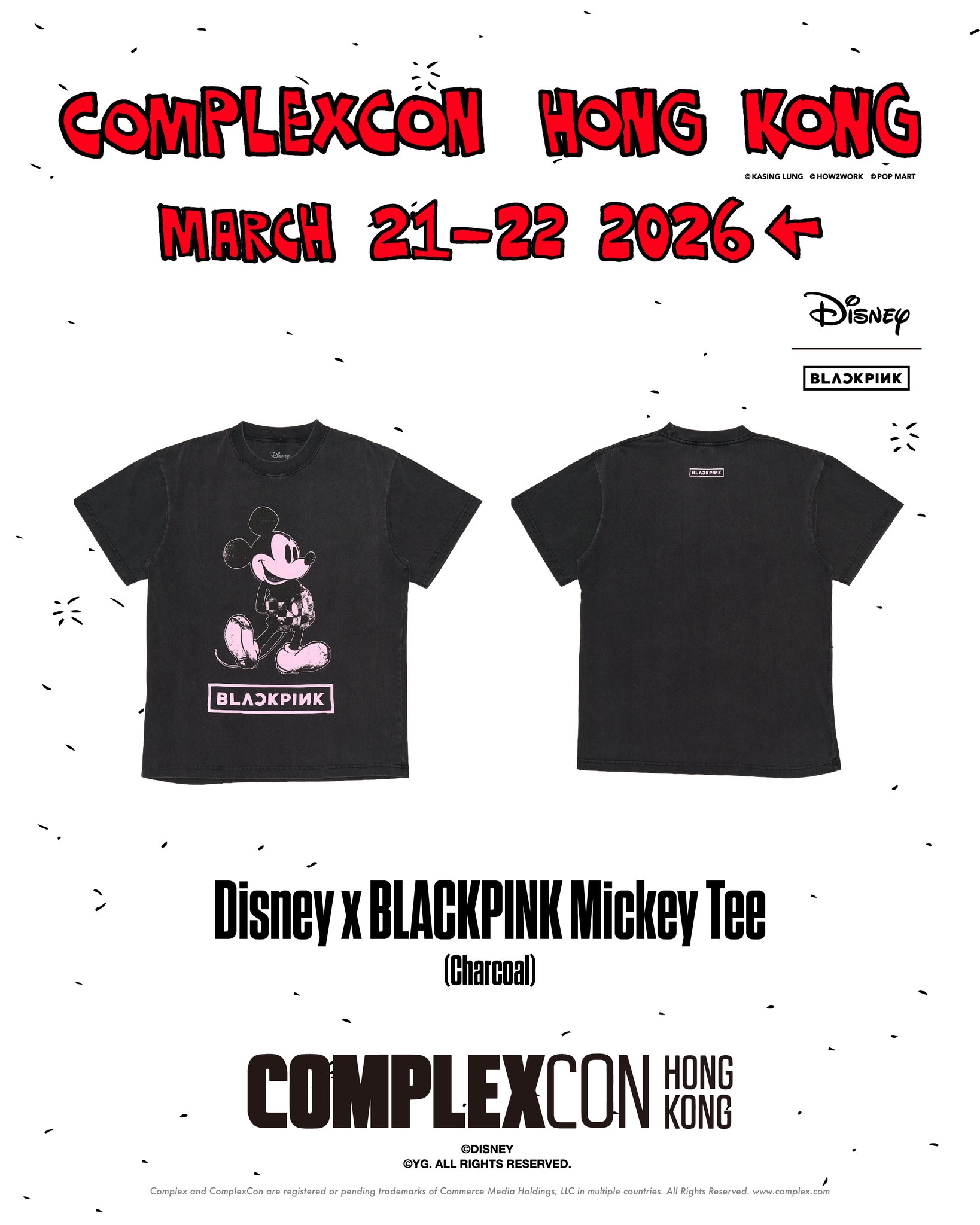 Disney X BLACKPINK in ComplexCon Hong Kong Disney x @complex x
