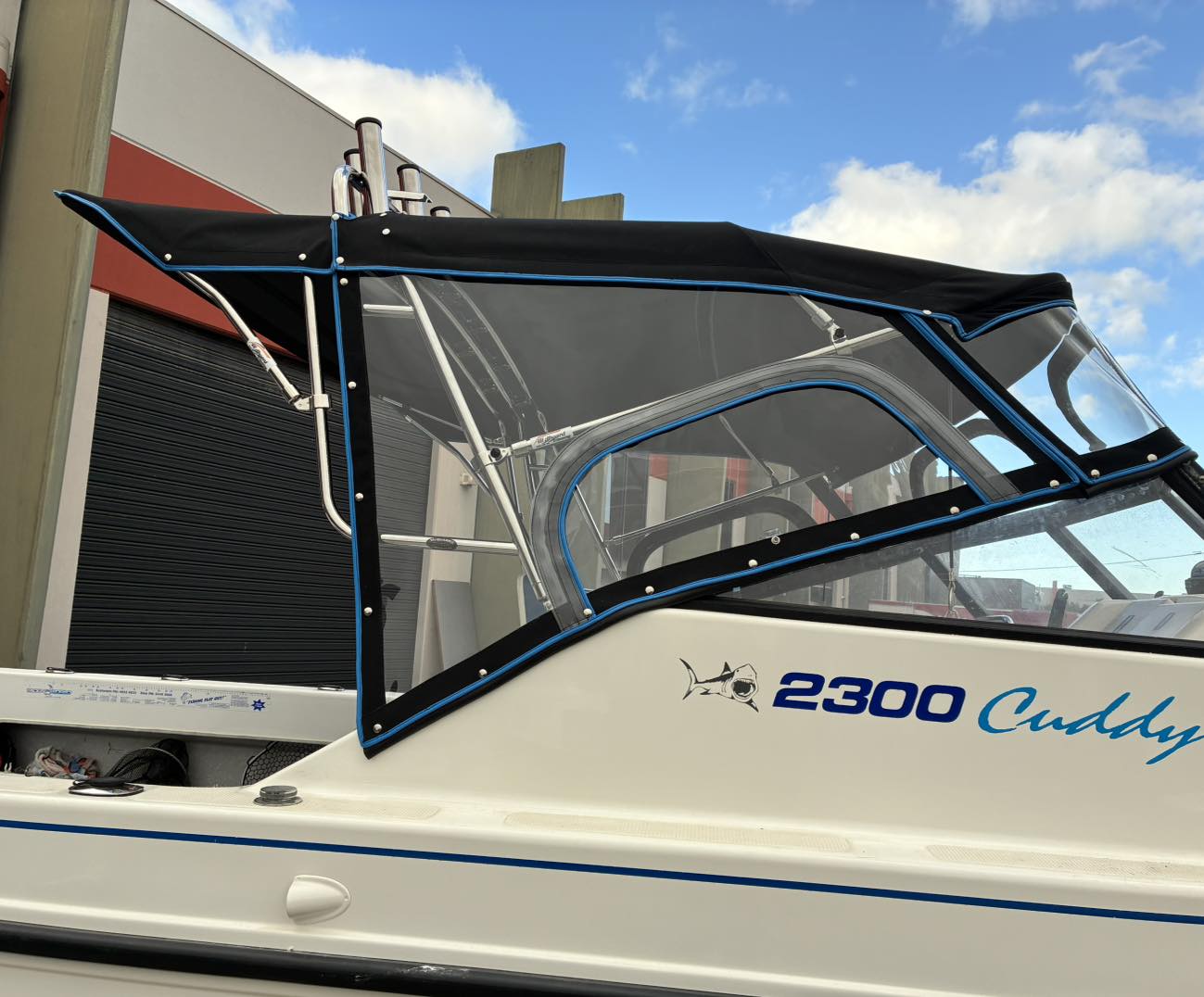 One of our jobs this week was all aboard this 2300 Noosa Cat