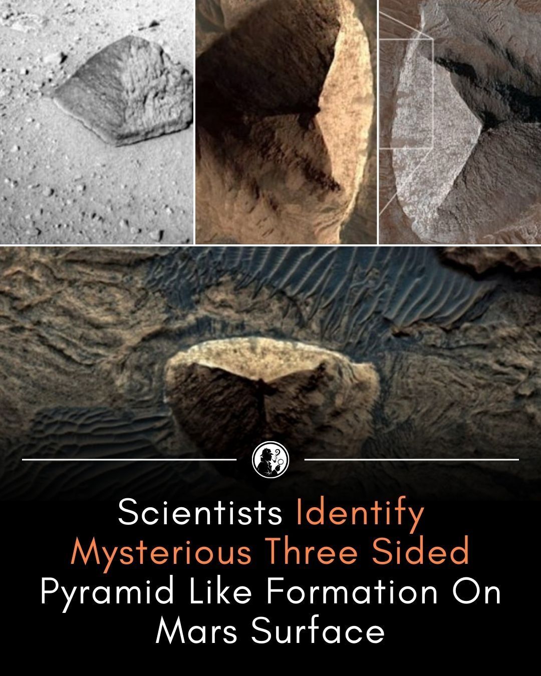 Hidden - Scientists studying Mars imagery have identified a striking ...