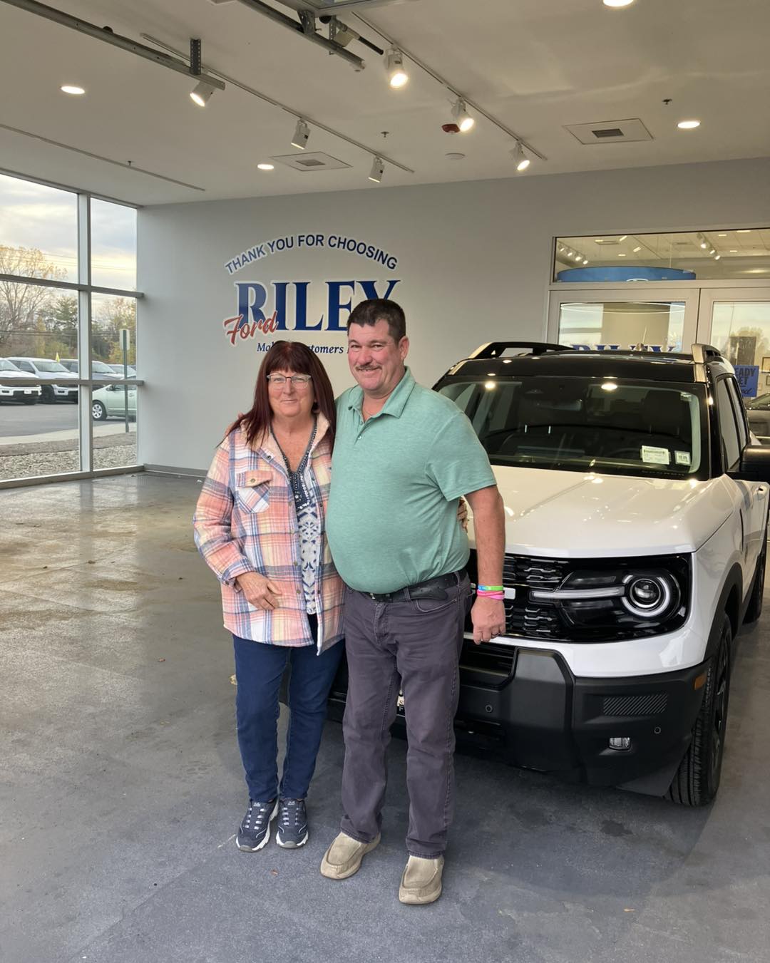 Riley - Congratulations to Kym on driving off the lot in her brand new ...