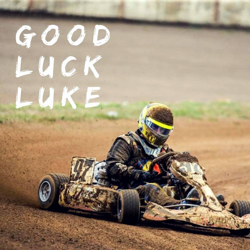 Tasmanian - Wishing one of our front running 125 drivers - Luke Redpath ...