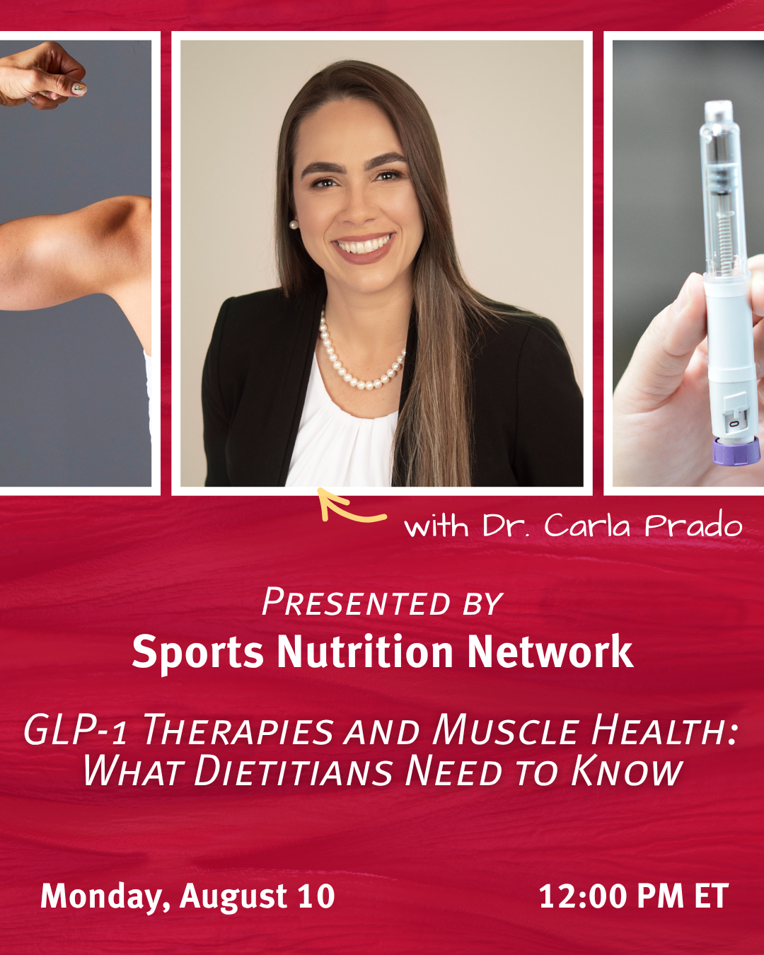 GLP-1 therapies are changing obesity care, but what do they mean for muscle health? 💪 Join Dr. Carla Prado to explore the latest evidence on body composition during GLP-1 therapy and learn