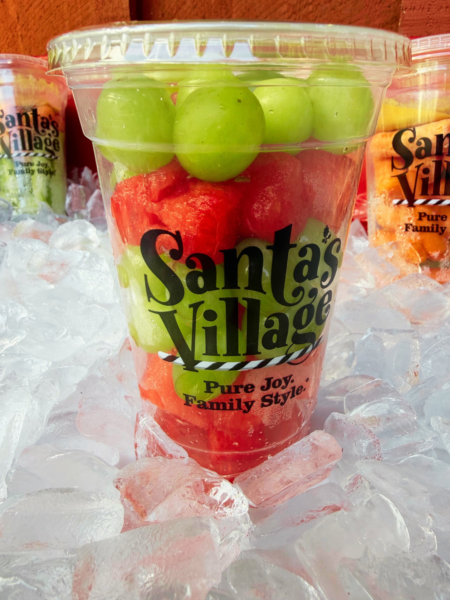 Christmas flavor: red with green, a joy to be seen--and eaten! A