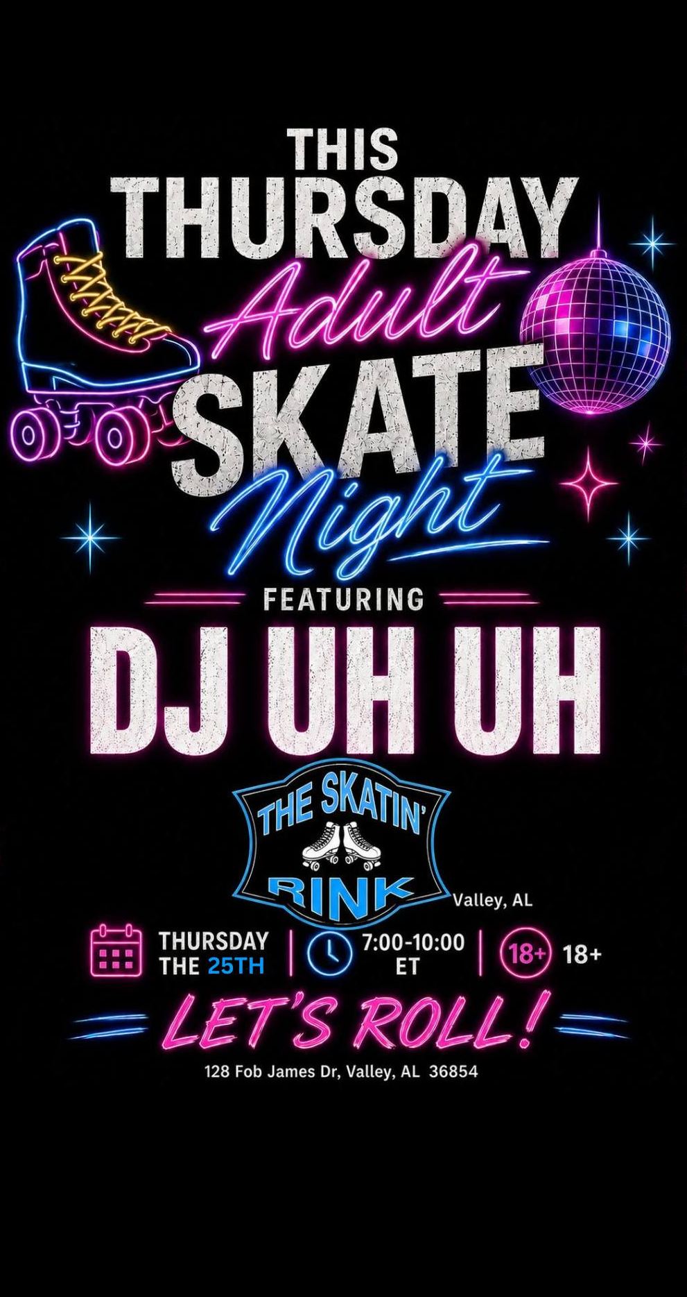 The Skatin' Rink | Valley AL