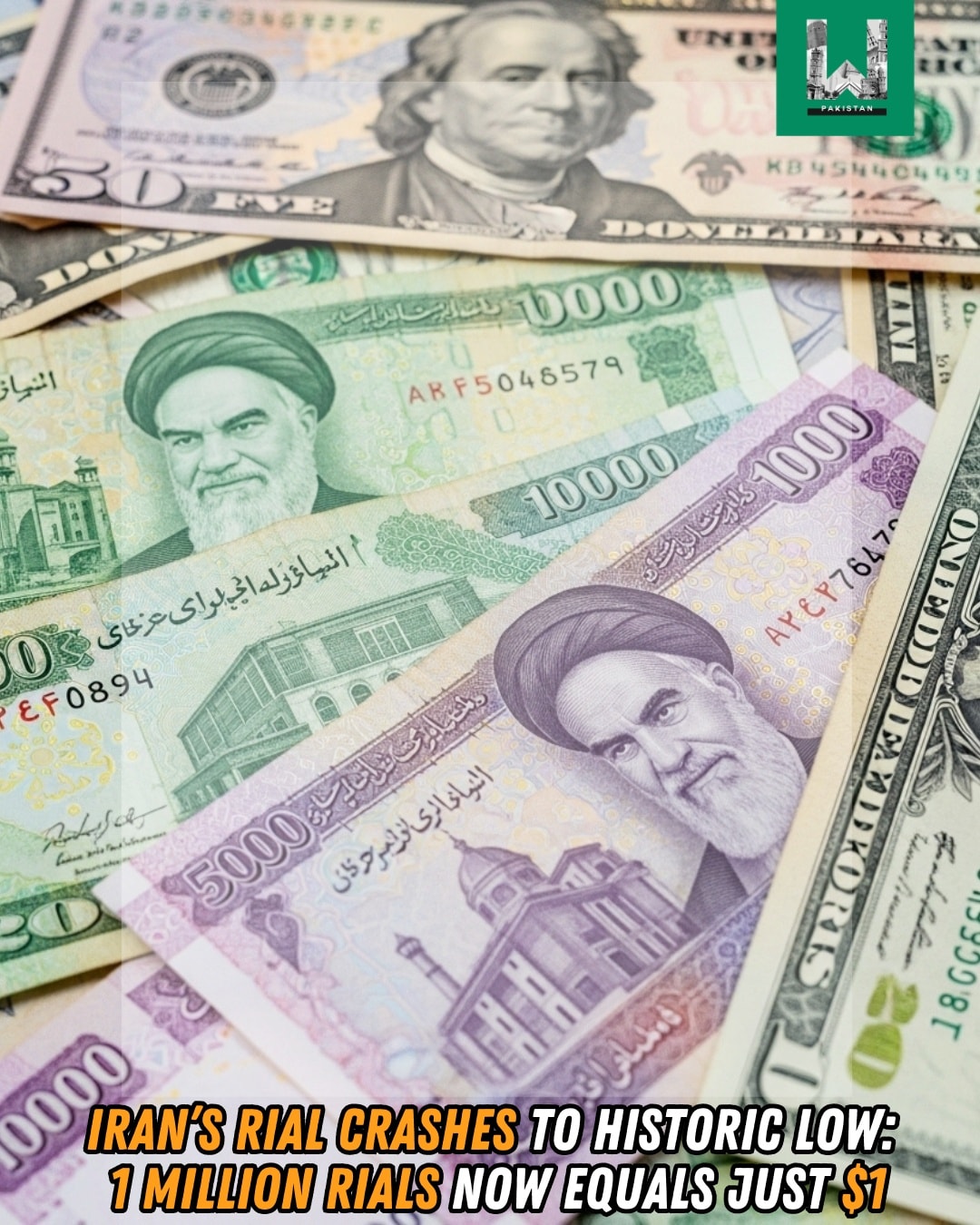 Whats - The Iranian Rial has plummeted to a historic low, officially ...