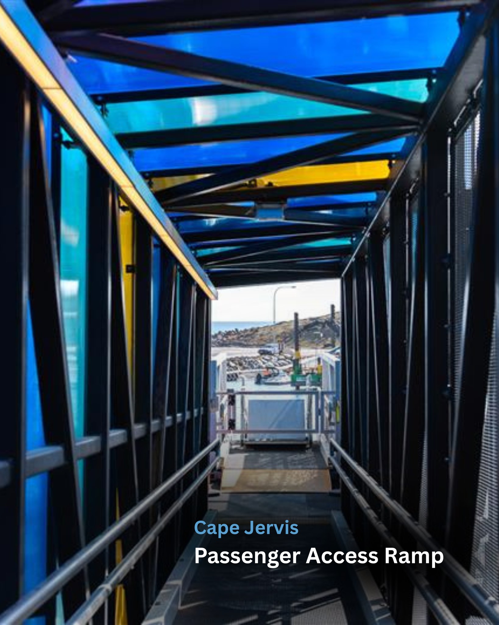 Bowhill - 🚢 Cape Jervis Passenger Access Ramp – Now in Action! We’re ...