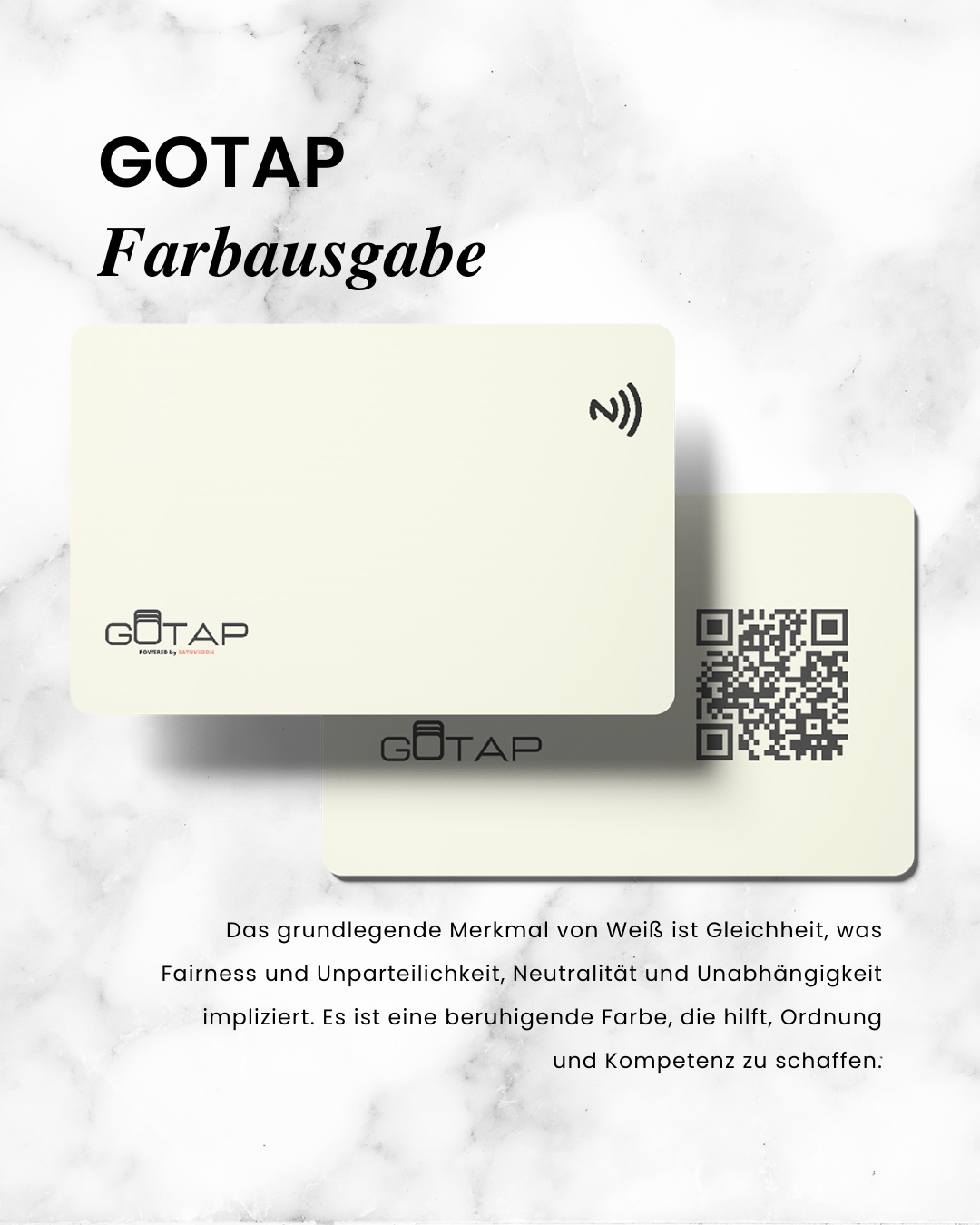 GoTap NFC Visitenkarte | Zürich