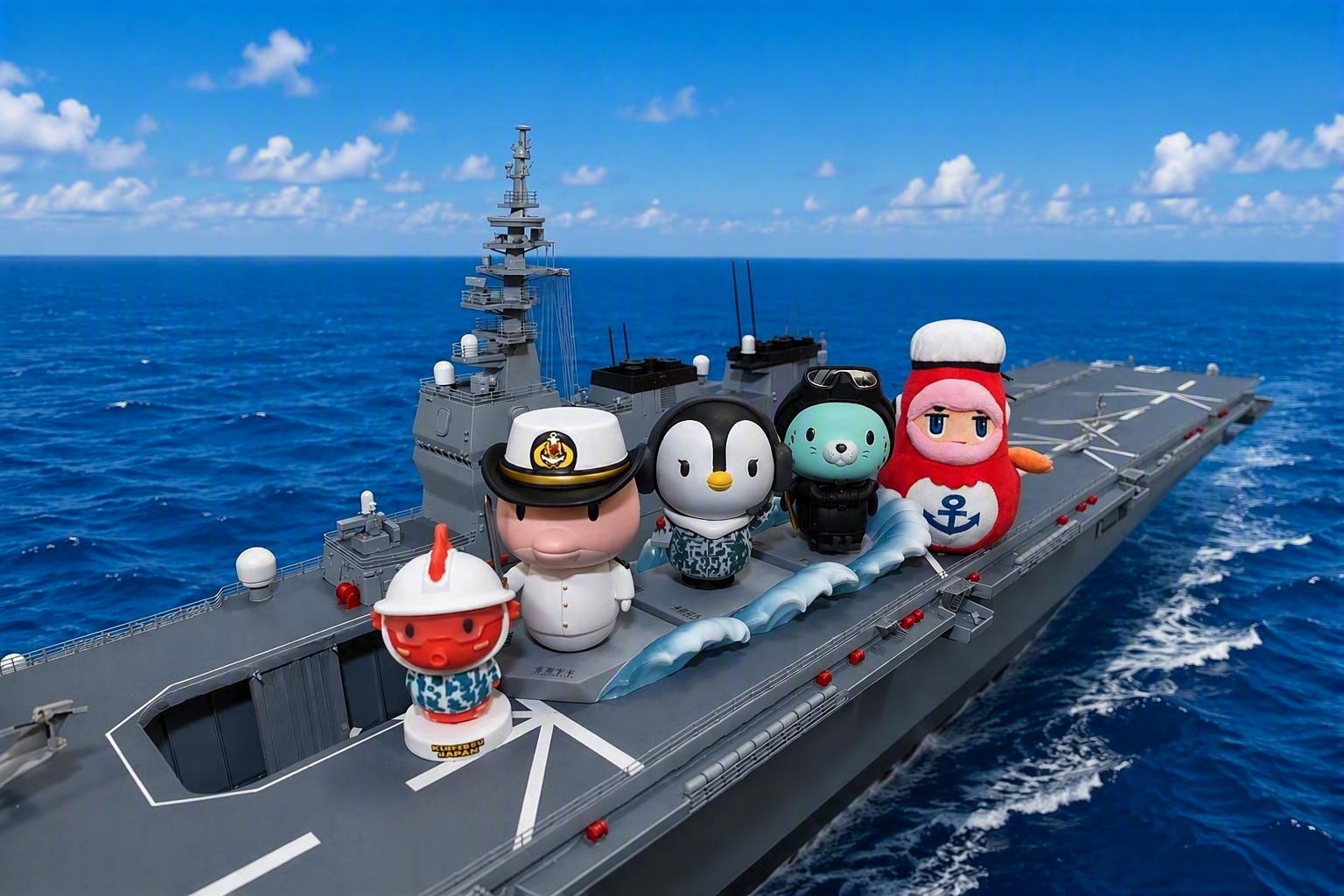 防衛省 海上自衛隊 (Japan - 26.1.6 対空射撃立付でマイクを握る