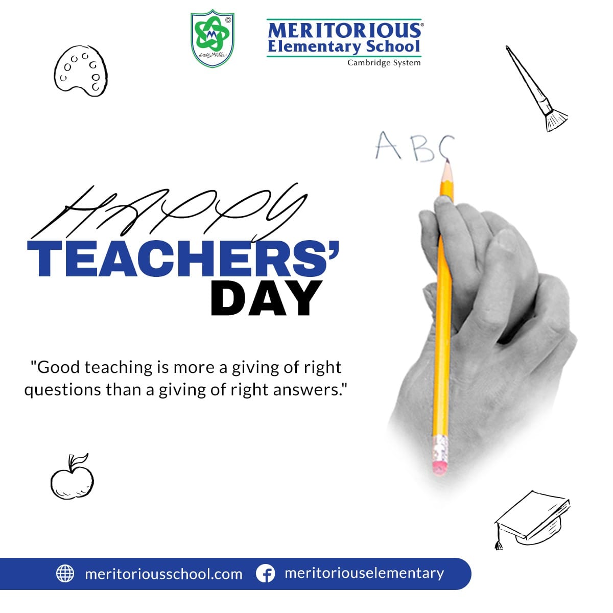HAPPY TEACHERS' DAY... - Meritorious International School