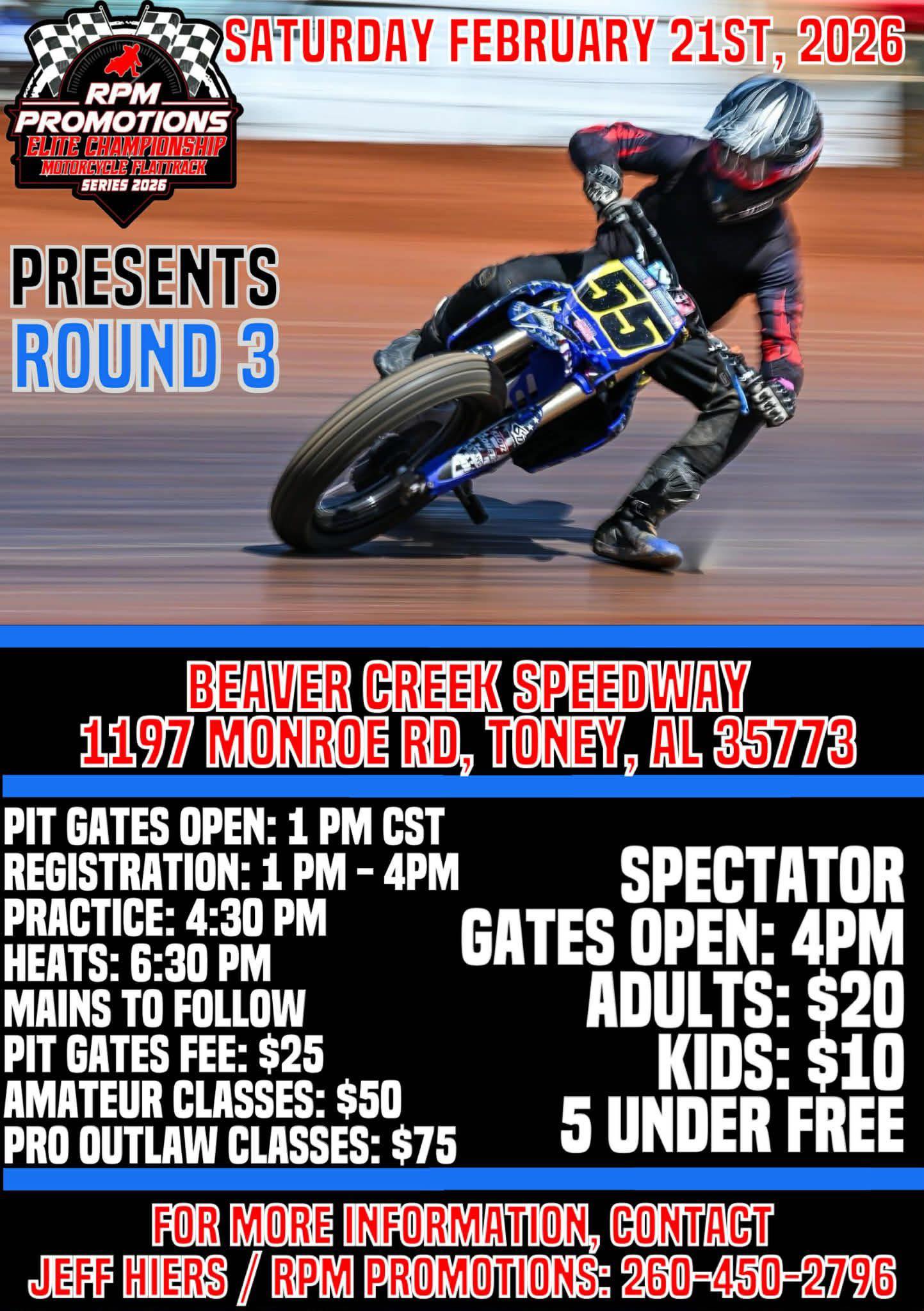Beaver - Join us for the Season Opener Rpm Promotions LLC Flat Track ...