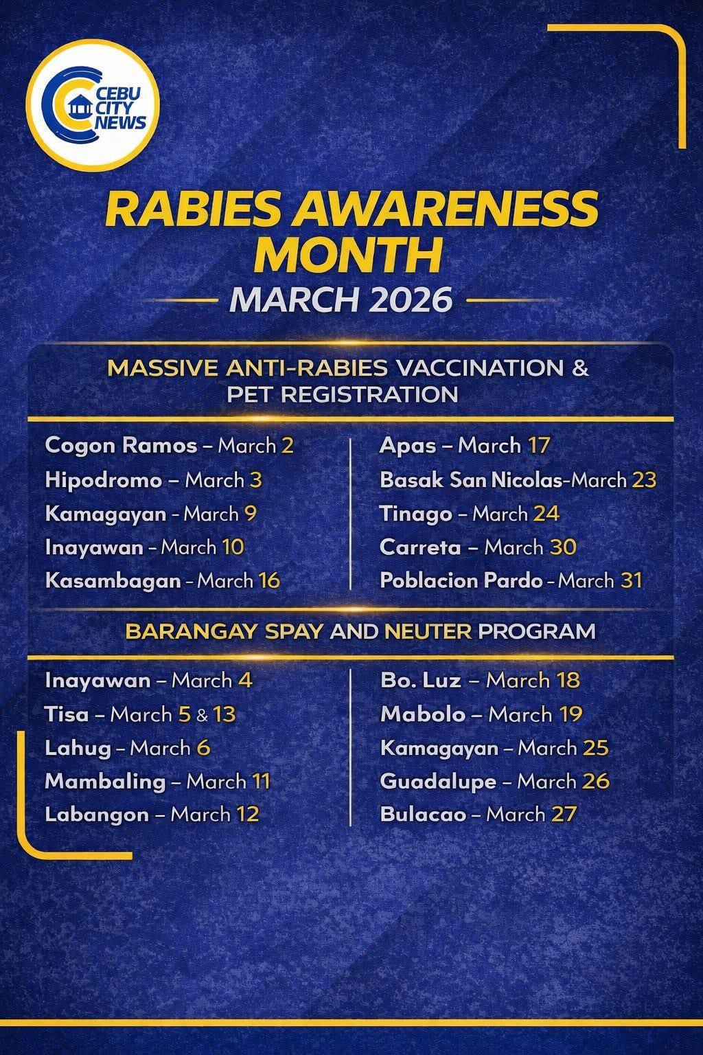 CEBU CITY MARKS RABIES AWARENESS MONTH... - Proud Bisaya Bai | Facebook