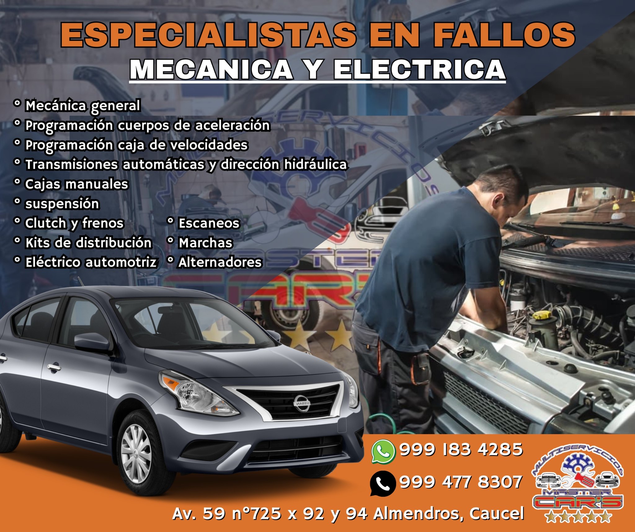 Master - 🔧🚗 EN MASTER CAR´S TALLER AUTOMOTRIZ CUIDAMOS TU AUTO COMO SE ...
