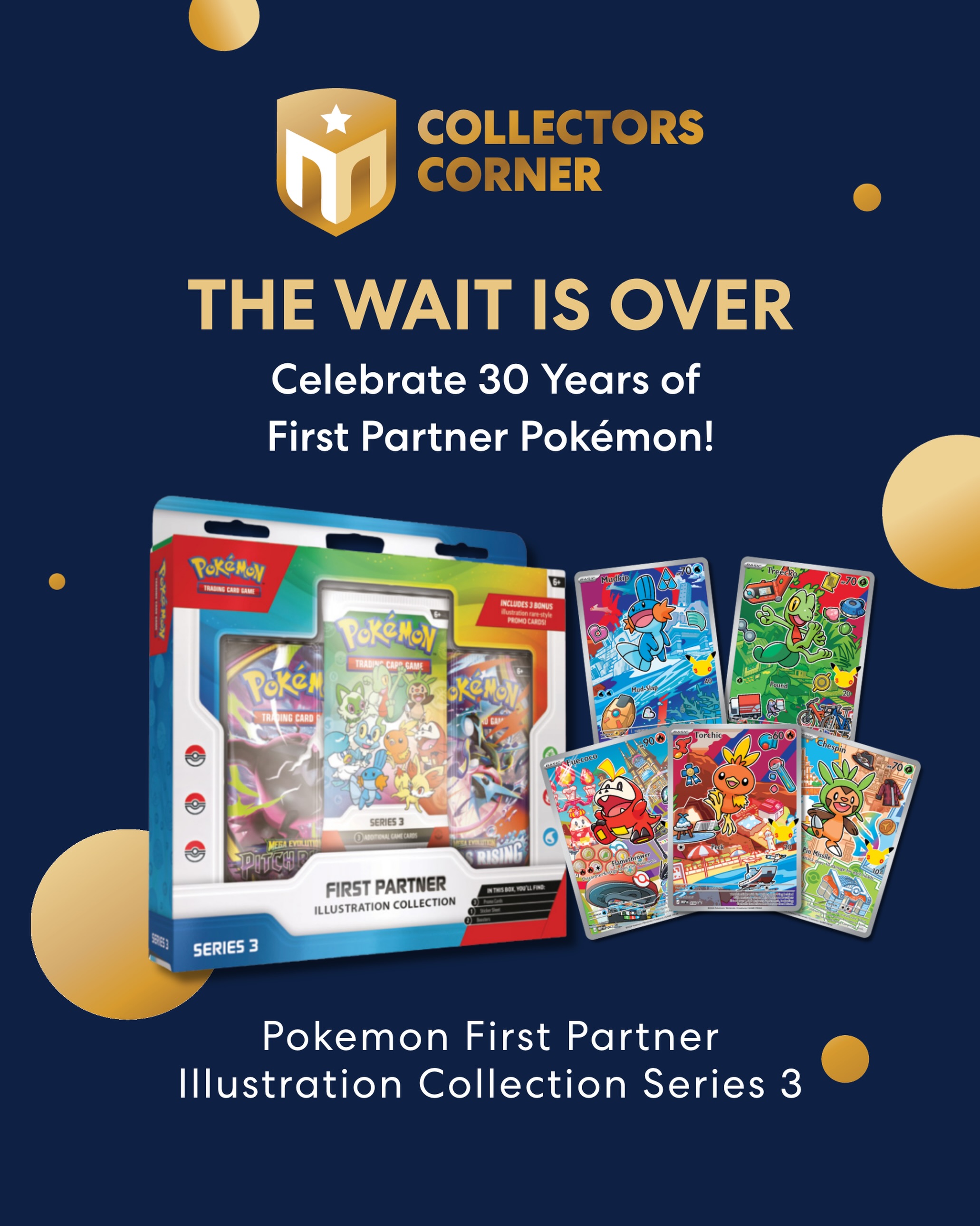 30 Years of First Partners 🎉 Celebrate three decades of Pokémon
