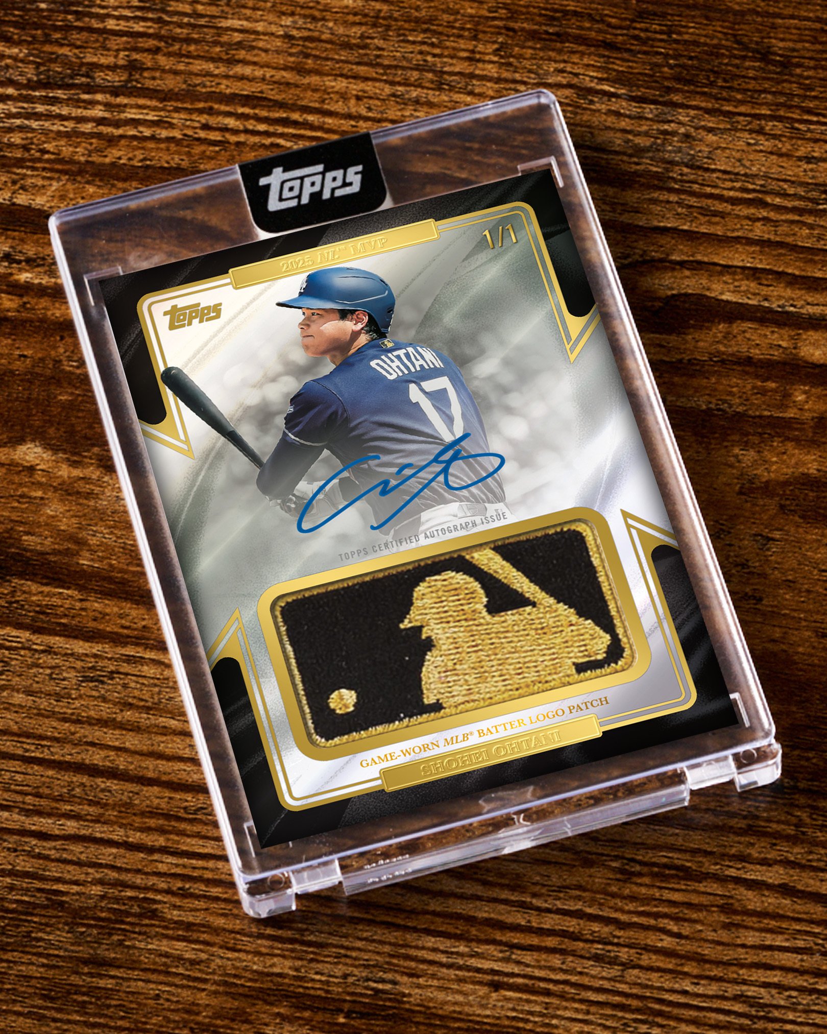 【1of1】ヘオルヒー　スダコフ 1/1 Topps Chrome NEWS: Shohei Ohtani's 1-of-1 Gold Logoman Autograph card has been