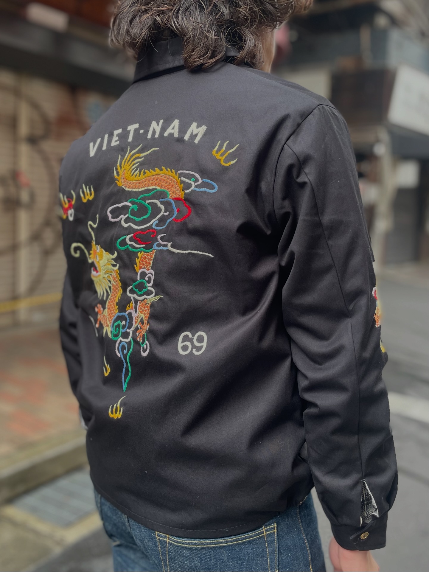 TAILOR TOYO テーラー東洋 Cotton Vietnam Jacket - DRAGON - lot