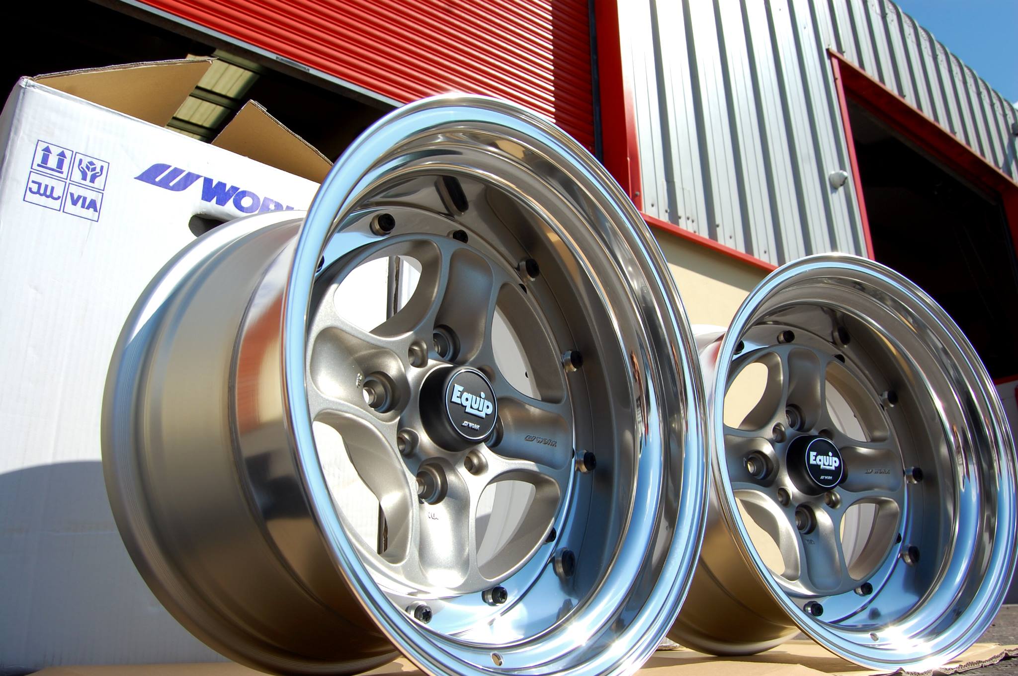 14x6 Weds MK1s on front 14x7 Work Equip 01 on back 👀