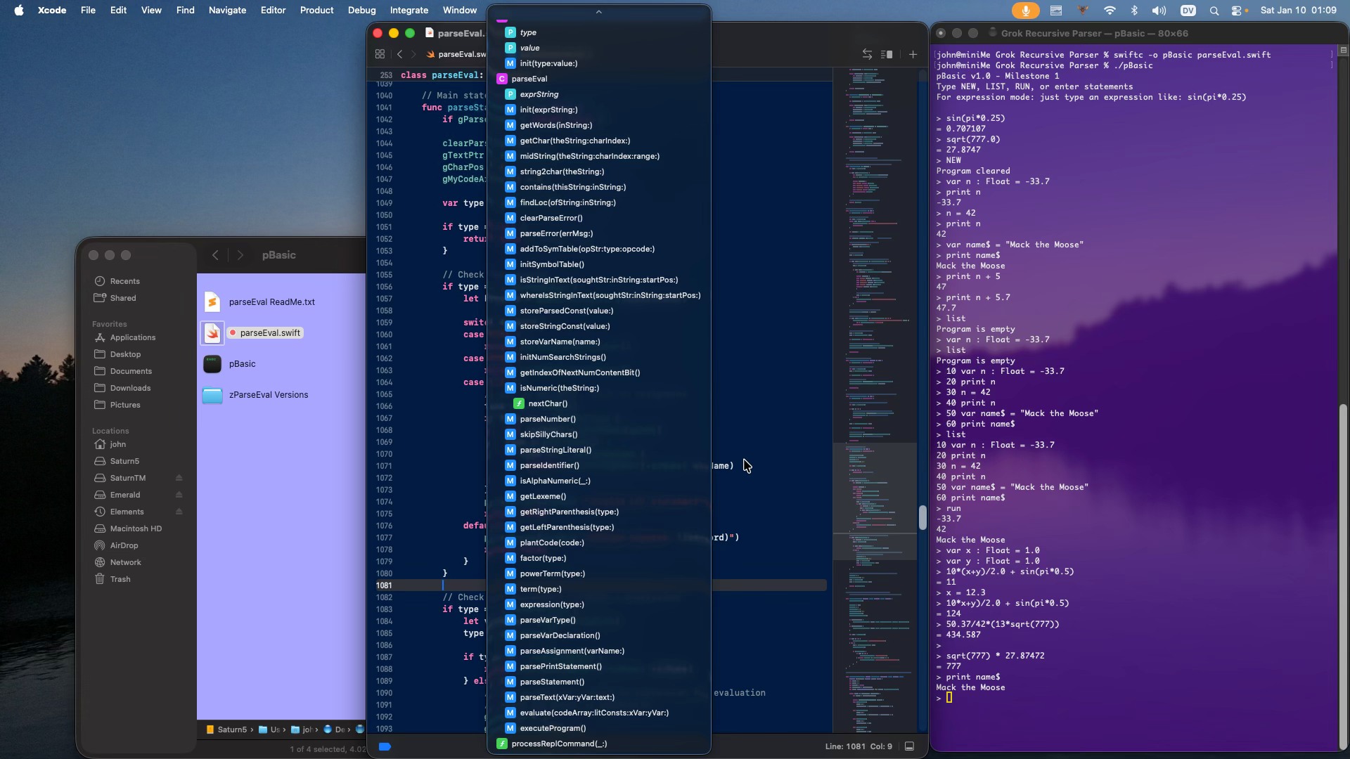Made some progress with AsmBASIC again, now it has syntax analysis