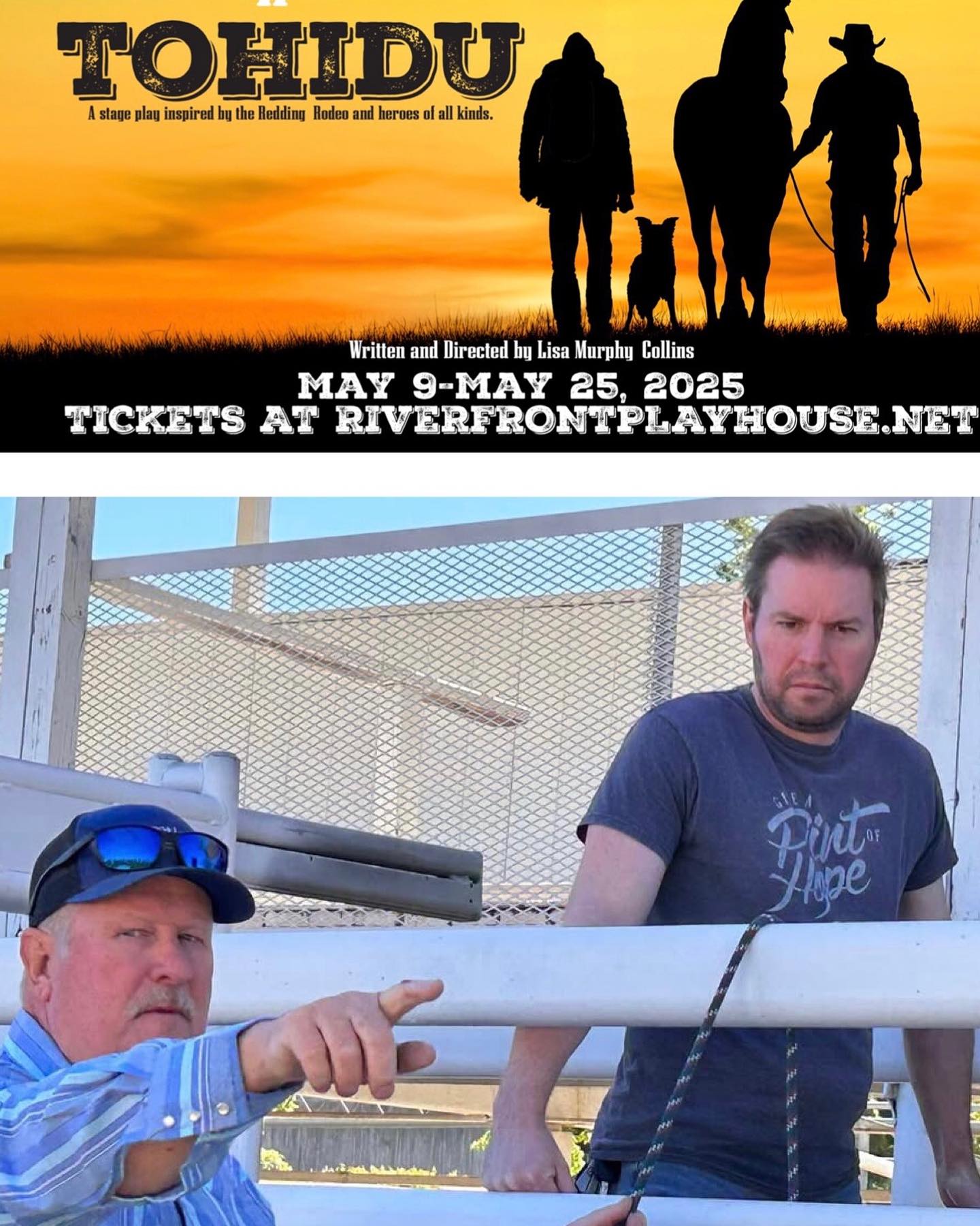 Riverfront Playhouse of Redding, CA - Putting in the work!! The cast of ...