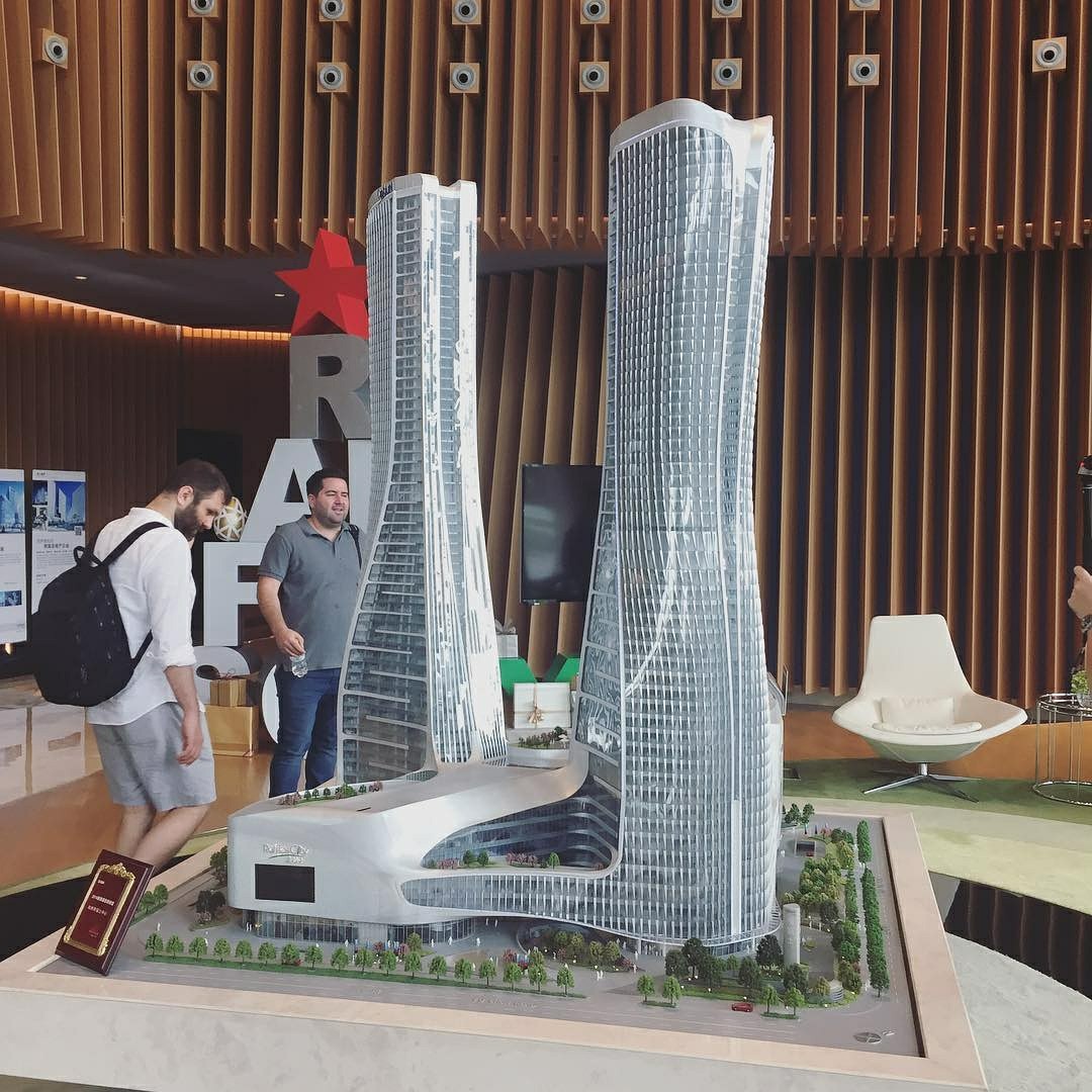 Model of Raffles Tower by UNstudio... - Amazing Architecture