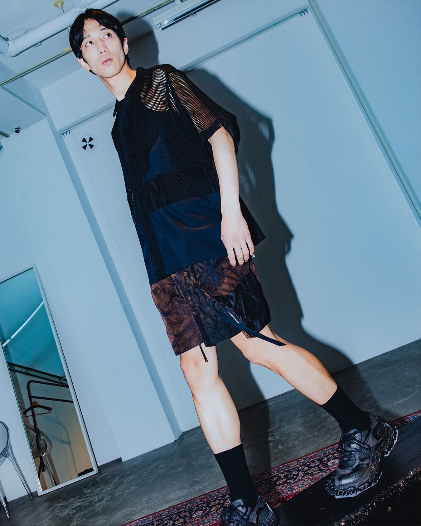 Midwest - . DAIRIKU @dairiku ・ARGYLE MOHAIR KNIT CARDIGAN 