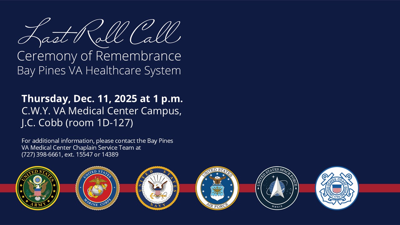 Bay - Tomorrow, Dec. 11, 2025, Bay Pines VA Healthcare System’s ...