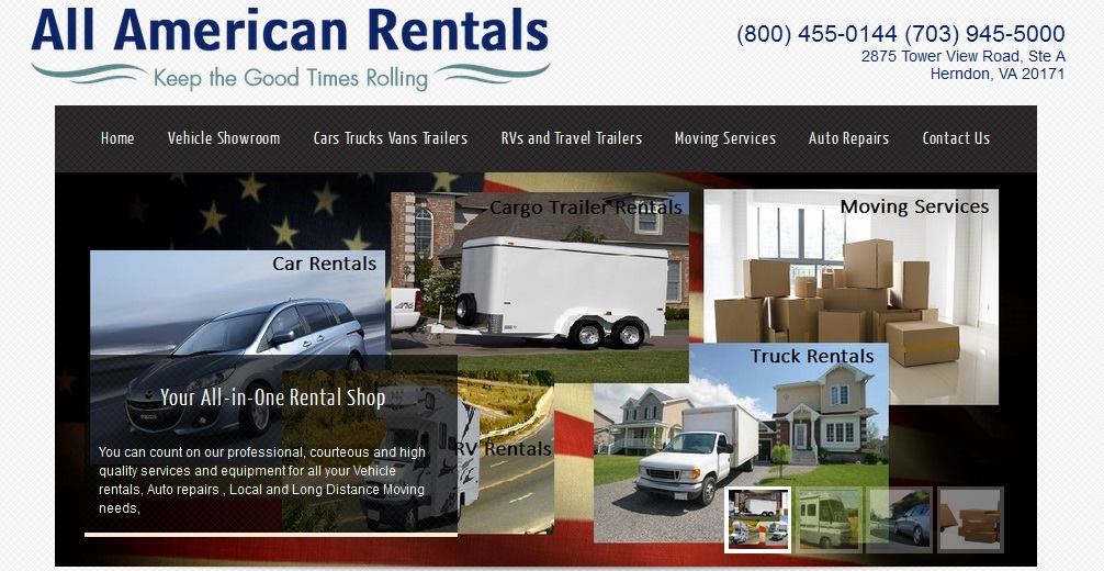 All American Rentals and Movers | Herndon VA