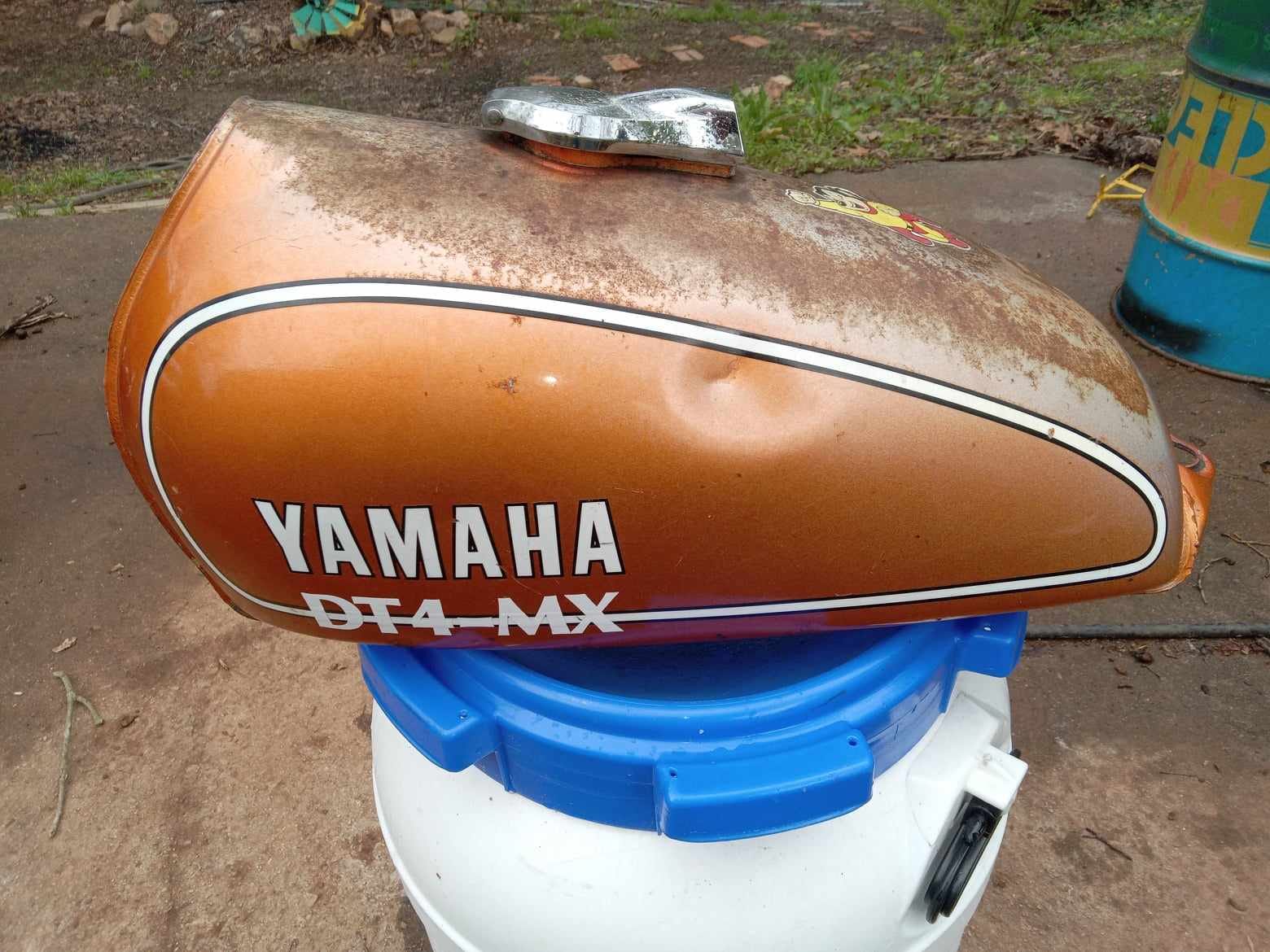1974 Yamaha DT250 gas tank for 73-74 MX250/360