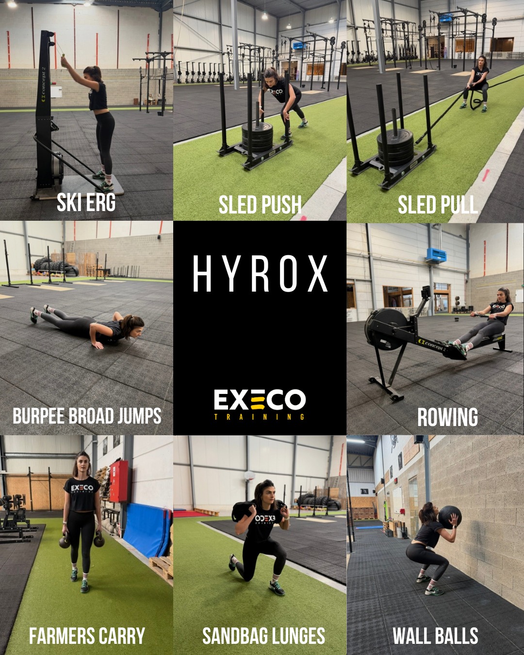 Execo - HYROX, c’est quoi exactement ? HYROX, c’est une course de ...