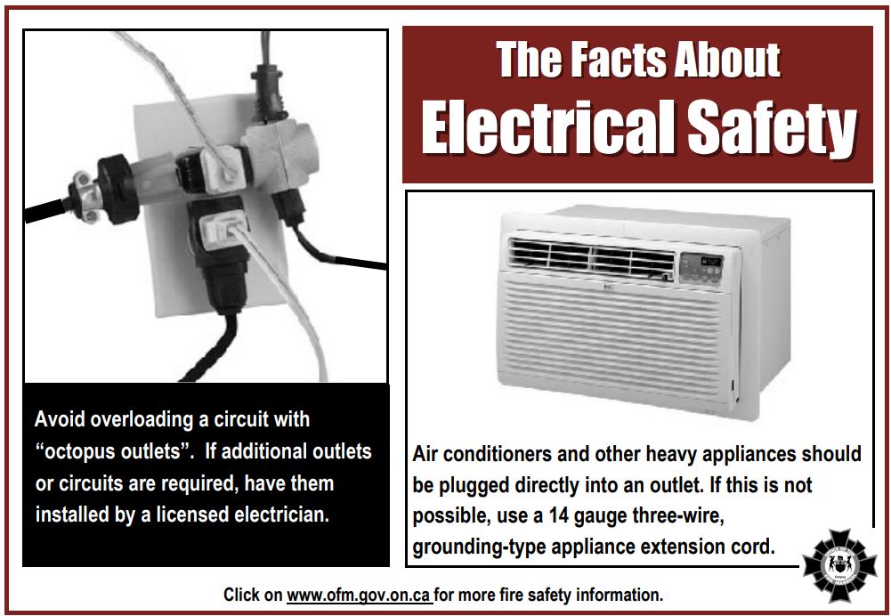 Marystown Volunteer Fire Department - ELECTRICAL SAFETY Power bars ...