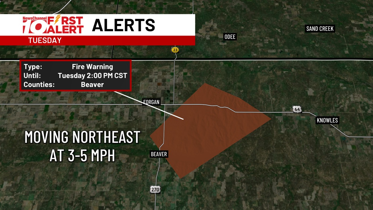 FIRE WARNING A Fire Warning has... - Shelden Breshears KFDA | Facebook