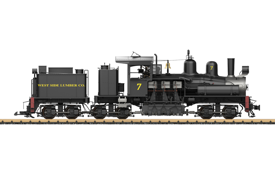 New HO scale 2-truck Shay model release