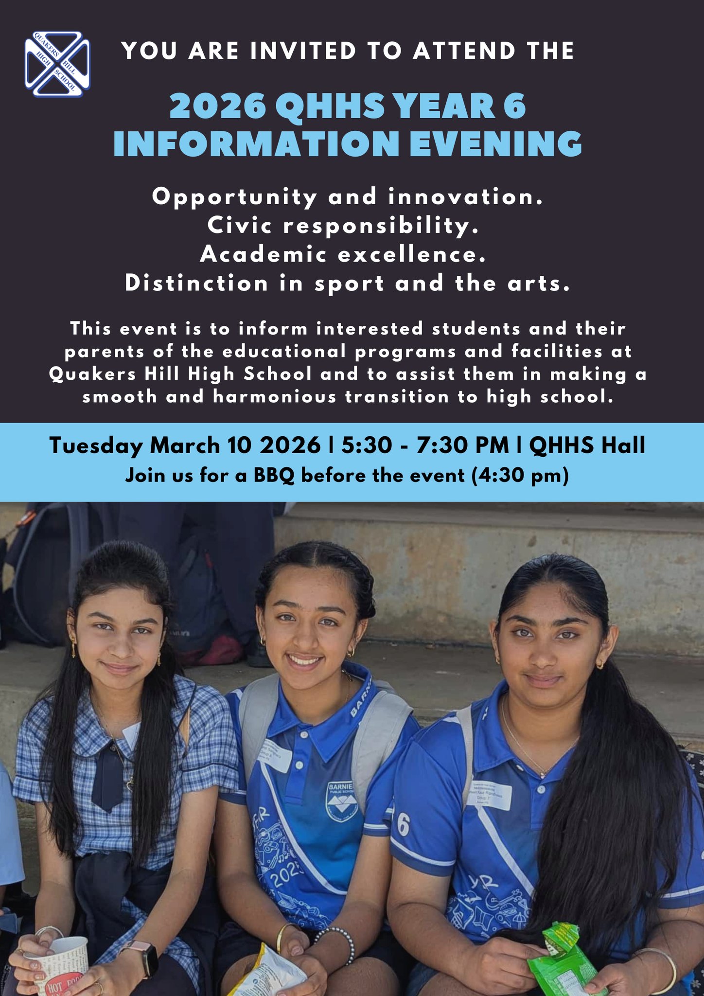 The 2026 QHHS Year 6... - Quakers Hill High School | Facebook