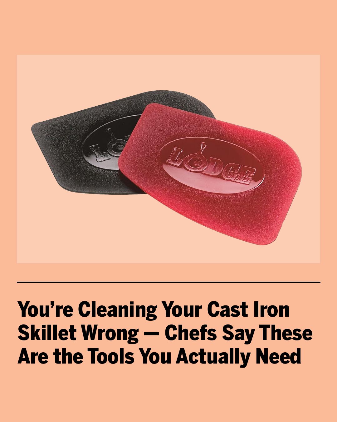 Food - Because cleaning cast iron doesn’t have to be a workout 😮‍💨🧽 ...