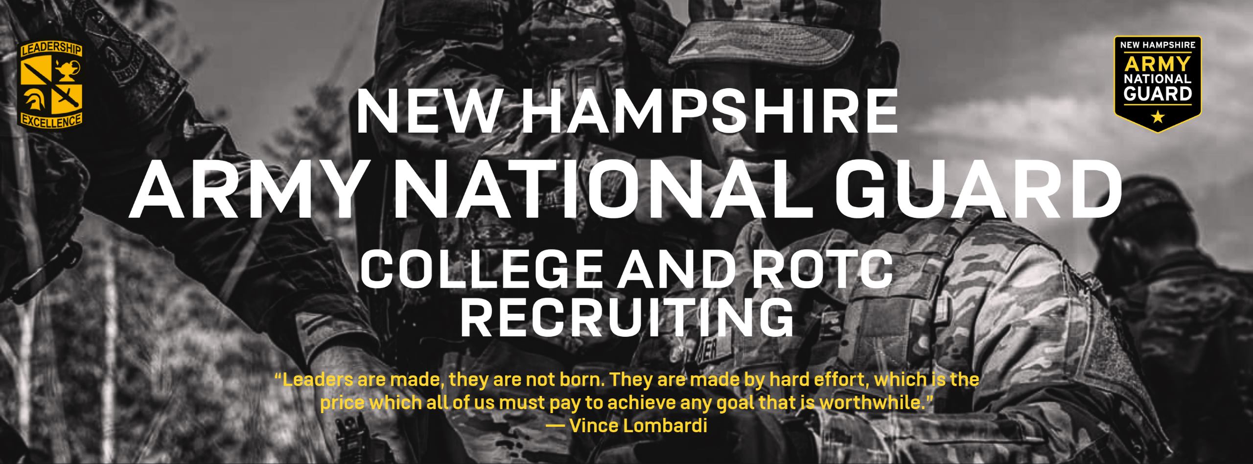 New Hampshire Army National Guard College and ROTC Recruiting