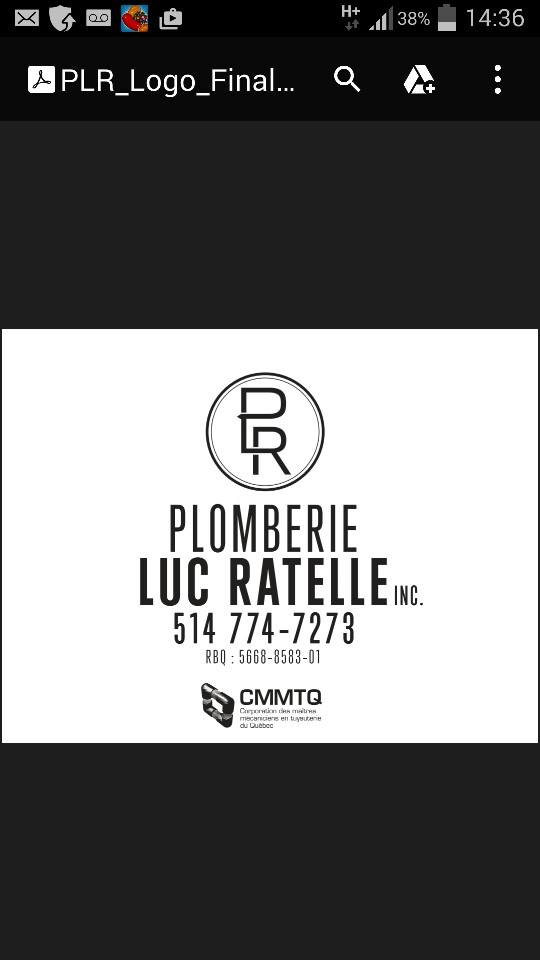 Plomberie Luc Ratelle inc. | Saint-Philippe-de-Laprairie QC