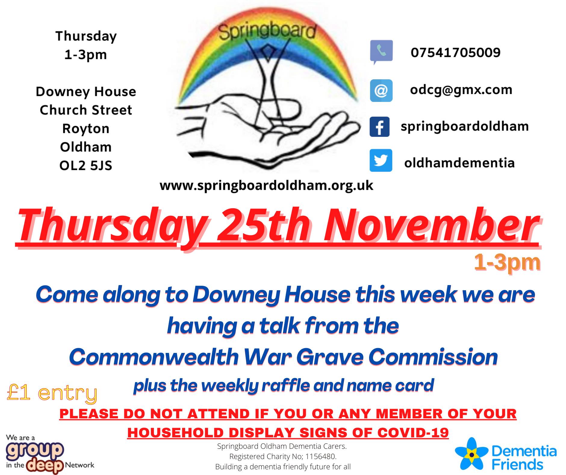 SPRINGBOARD - Official Oldham Dementia Carers Group | Facebook