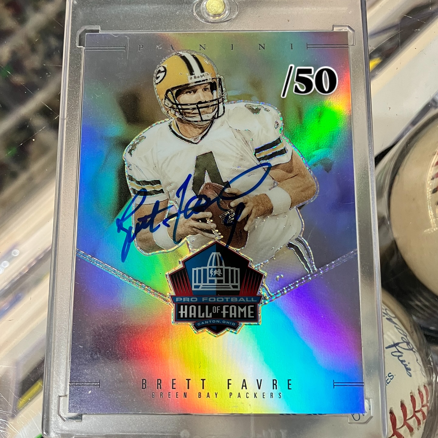 Congratulations to Torez on this On Card Select Brett Favre
