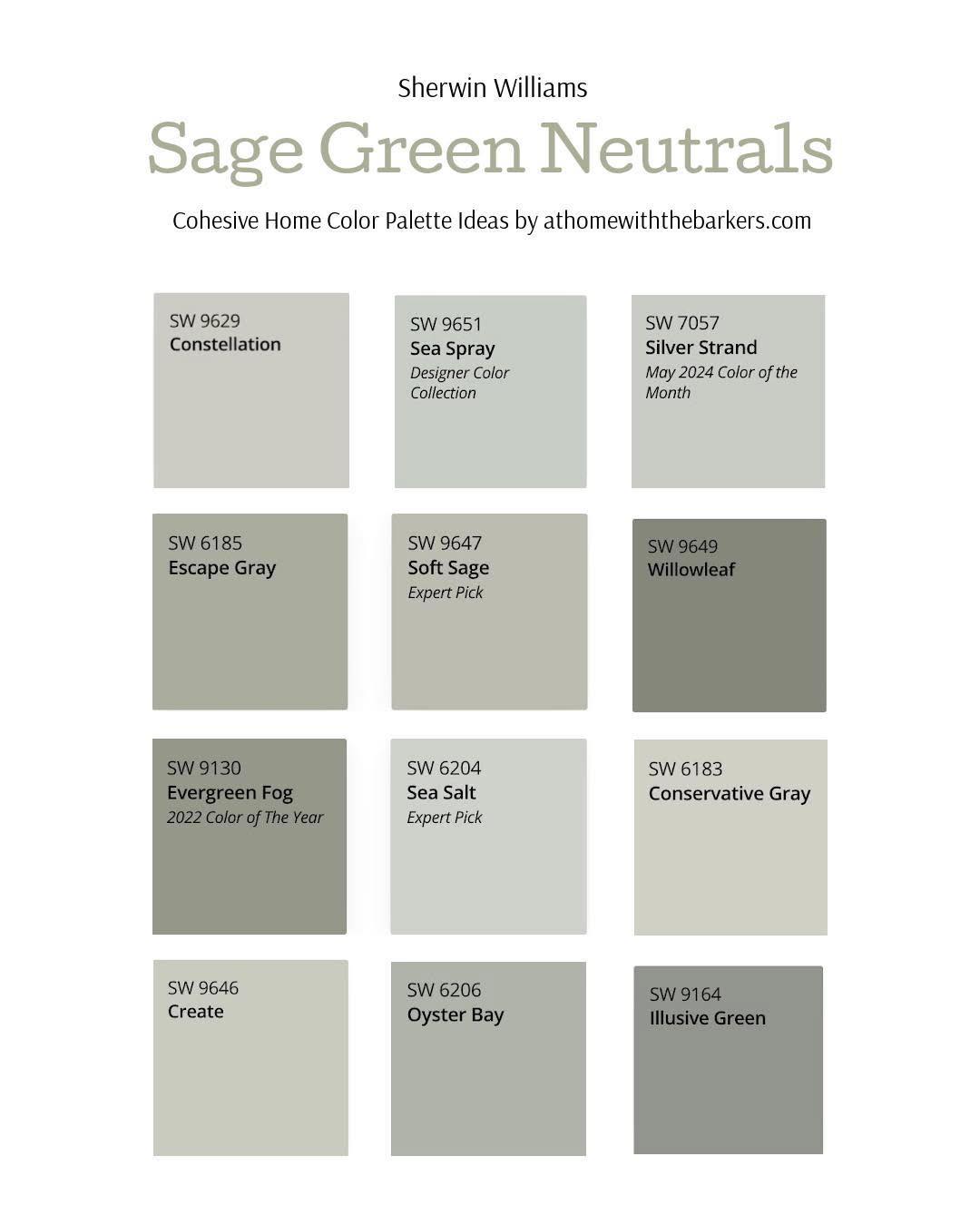 At - Sage green works amazing with most other paint colors and stained ...