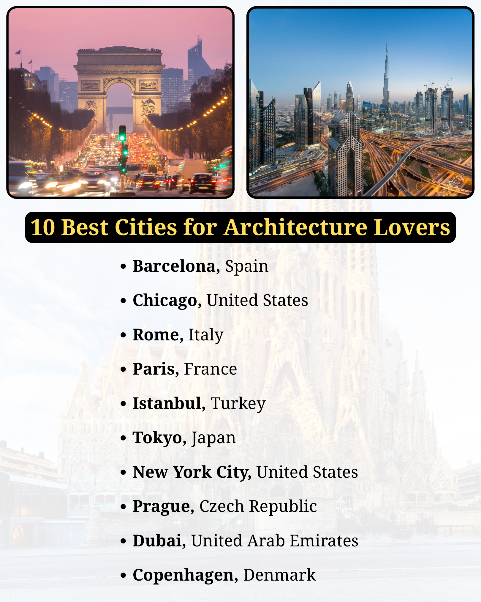 Incredible - Architecture lovers are drawn to cities where history and ...