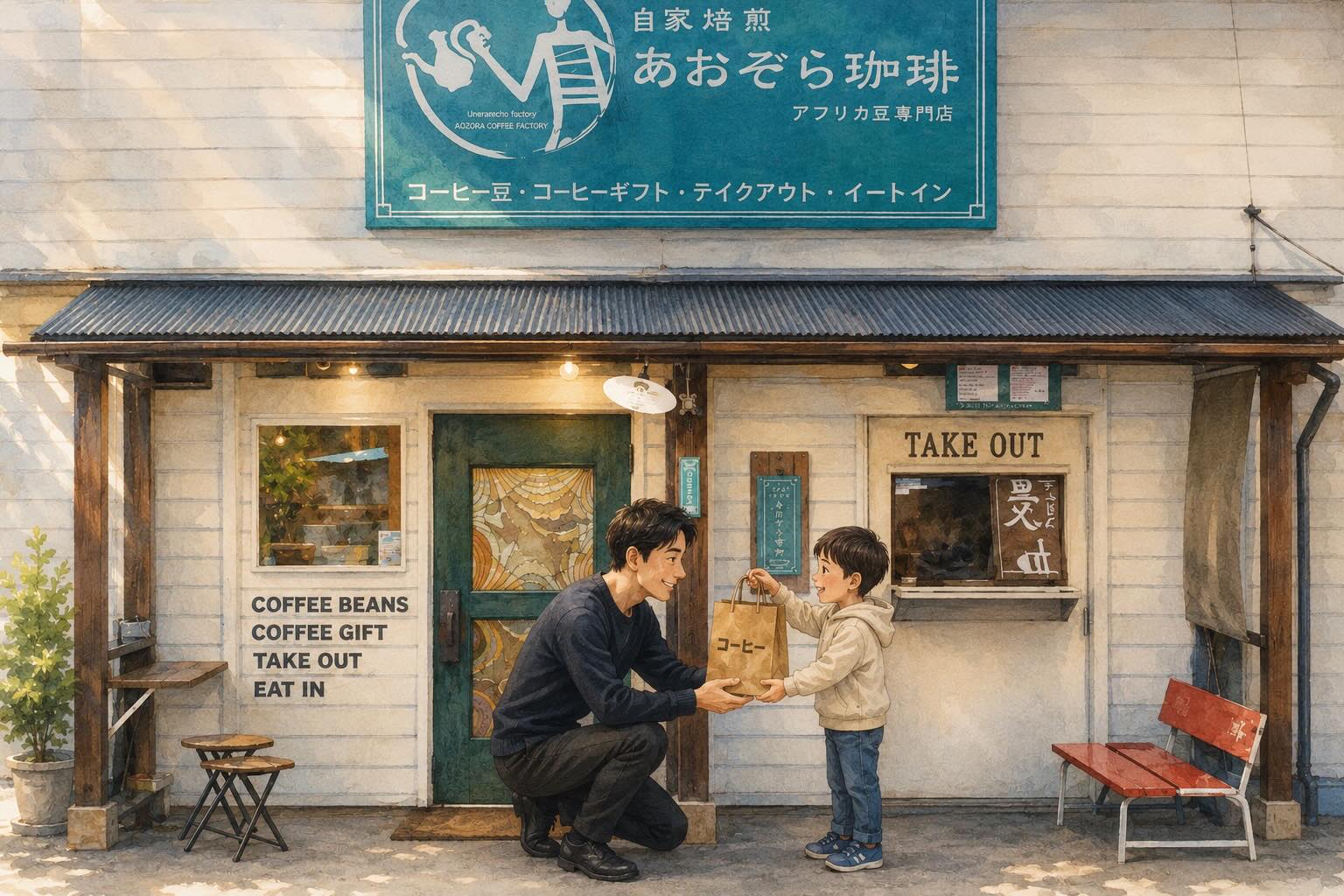 あおぞら 珈琲 店