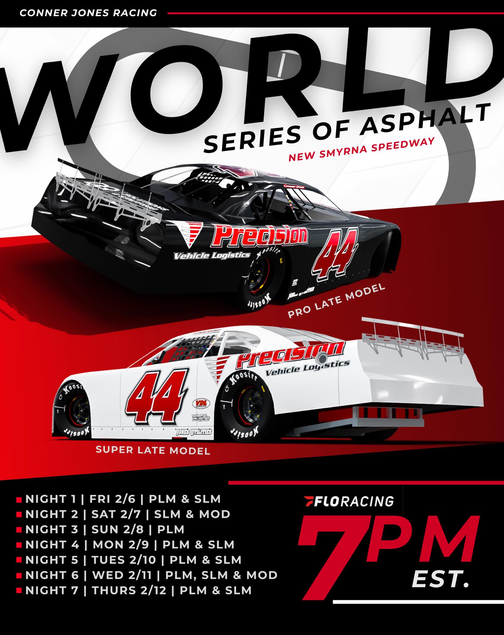 Conner - We are set for 7 nights of racing during the World Series of ...