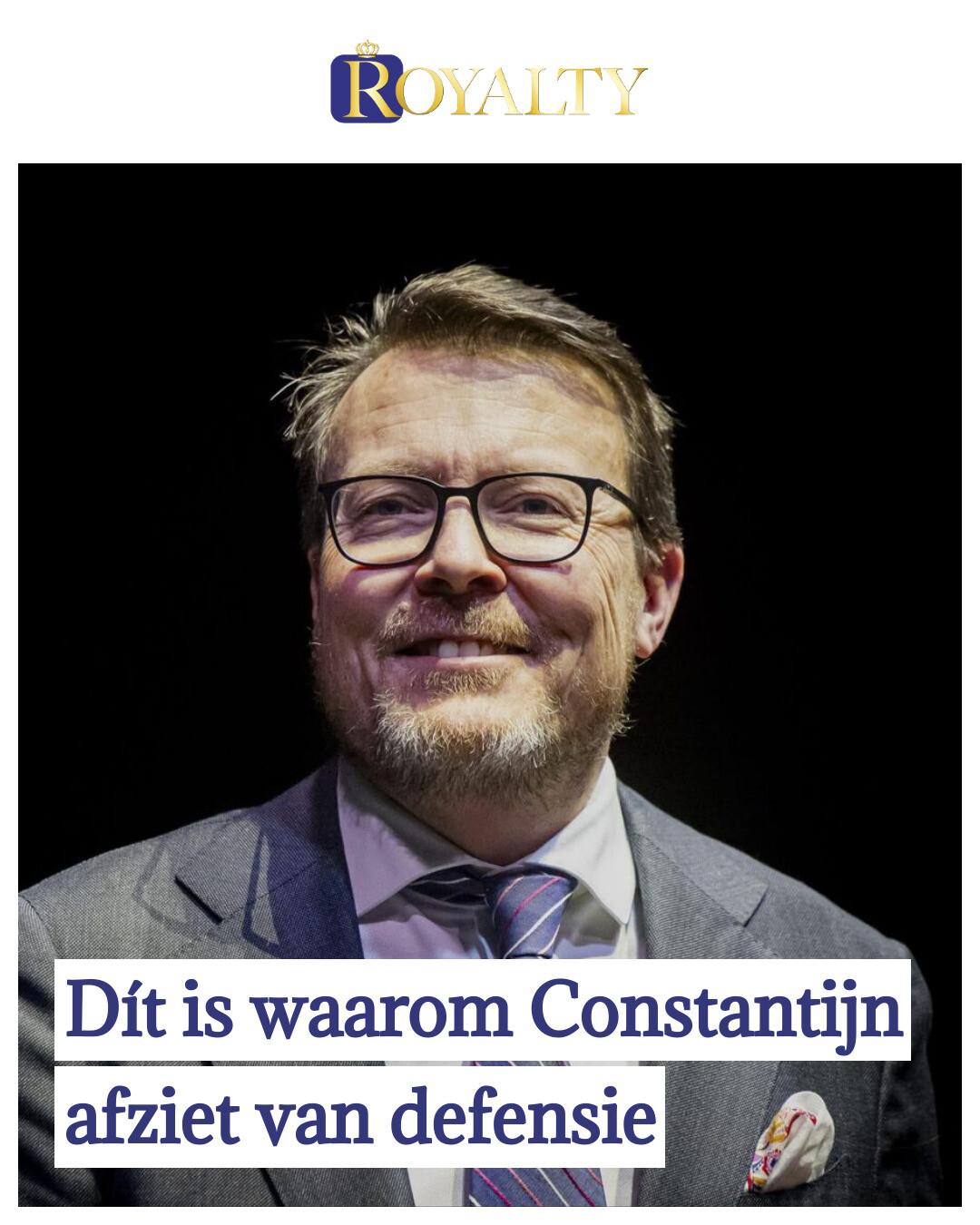 Constantijn vertelt dat hij eerder al... - Royalty Magazine | Facebook