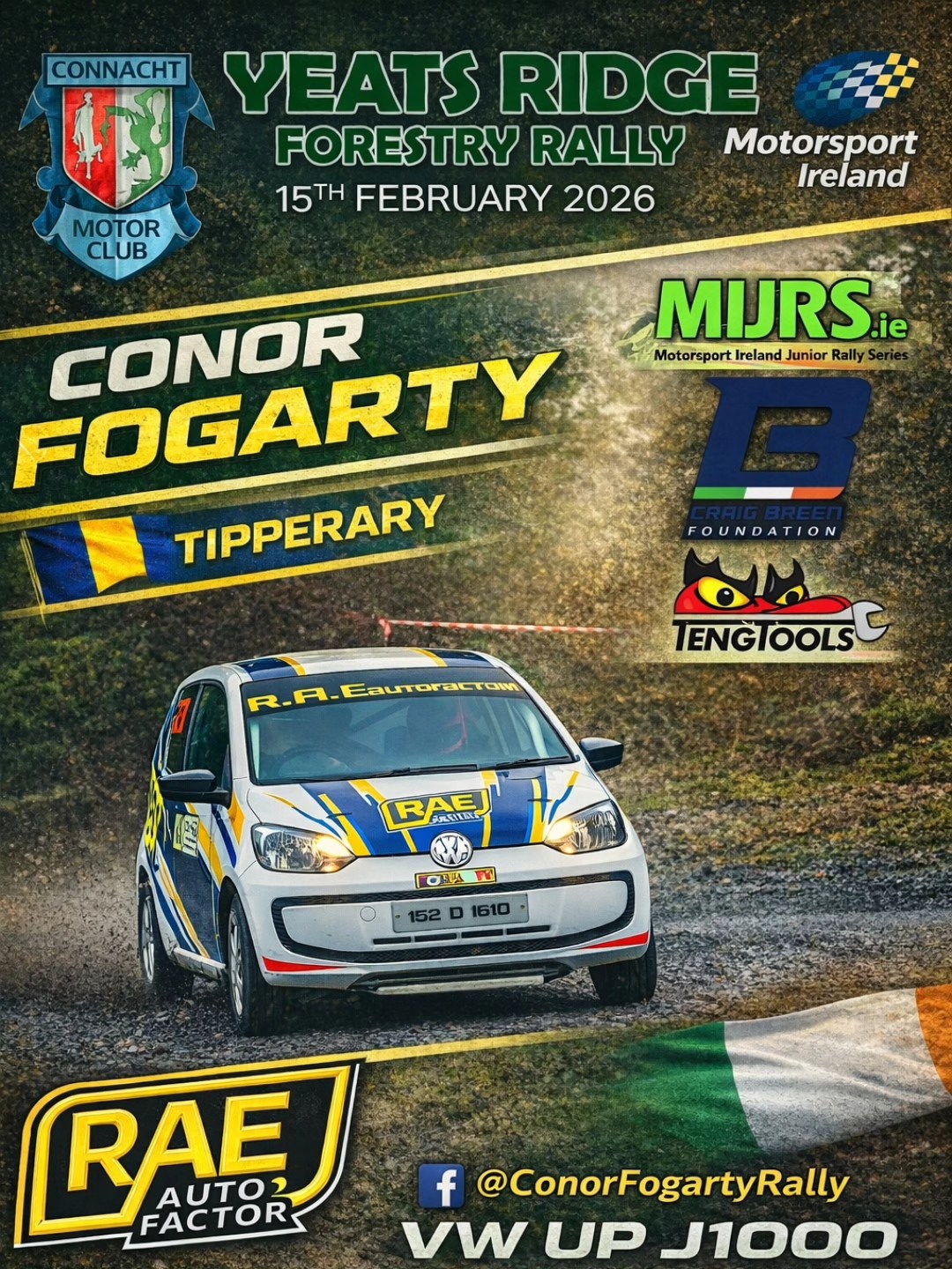 RAE - Proud to announce that TengTools are joining Conor Fogarty’s 2026 ...