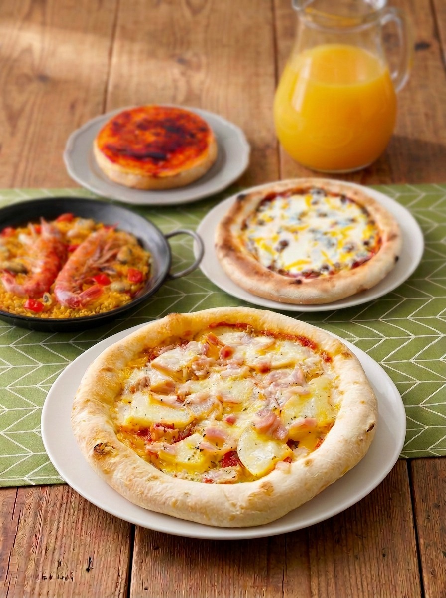 7月の月替わりピザセット／ この夏食べたいバラエティーに富んだピザ3