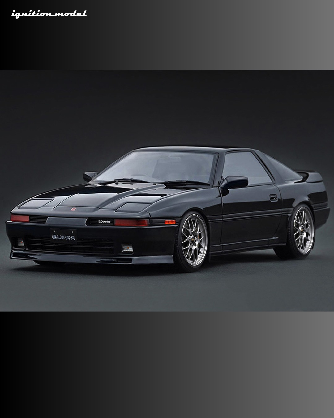 A legend in black. MA70 Supra returns. IG4108 1/18 Toyota Supra