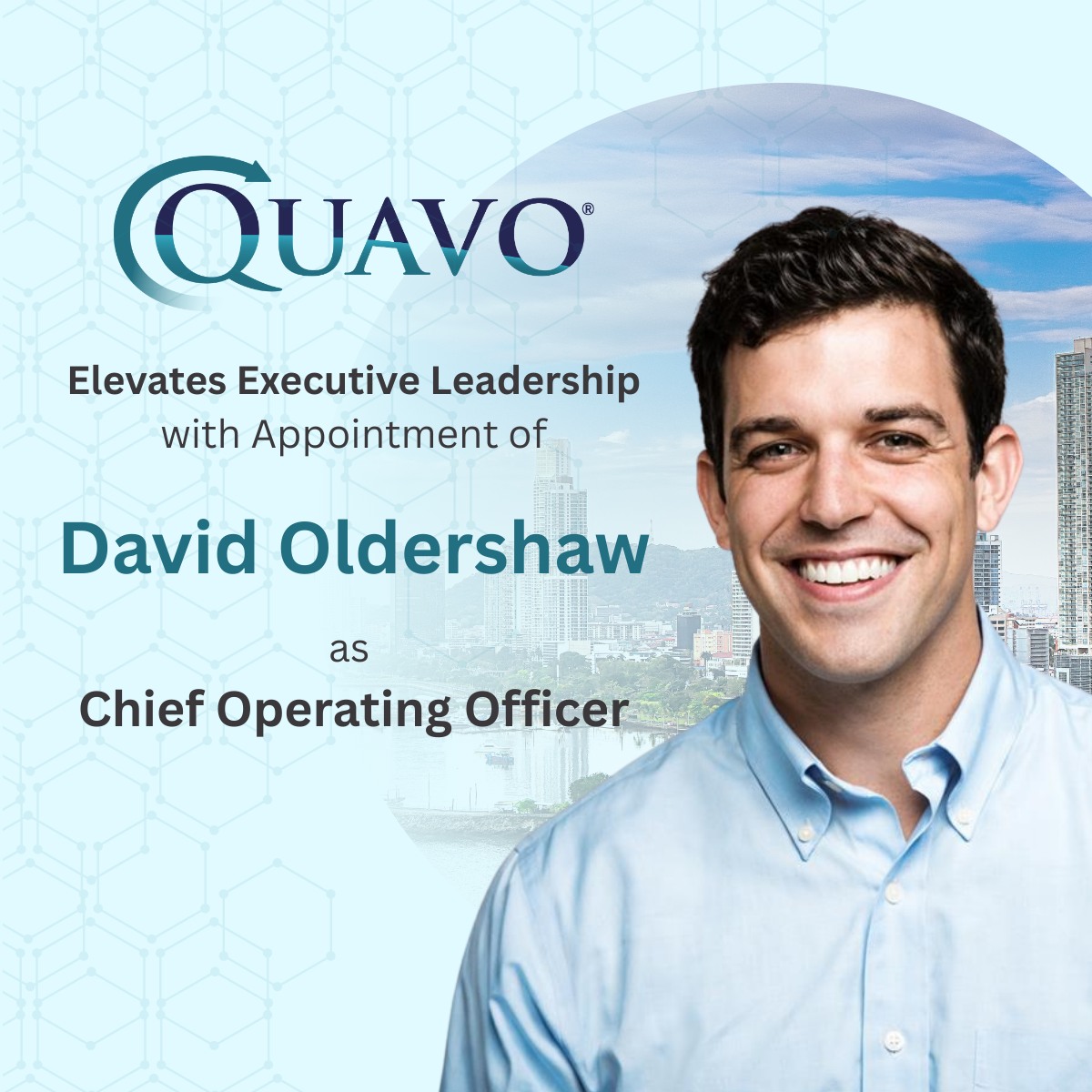 Quavo - We’re excited to welcome Dave Oldershaw as Chief Operating ...