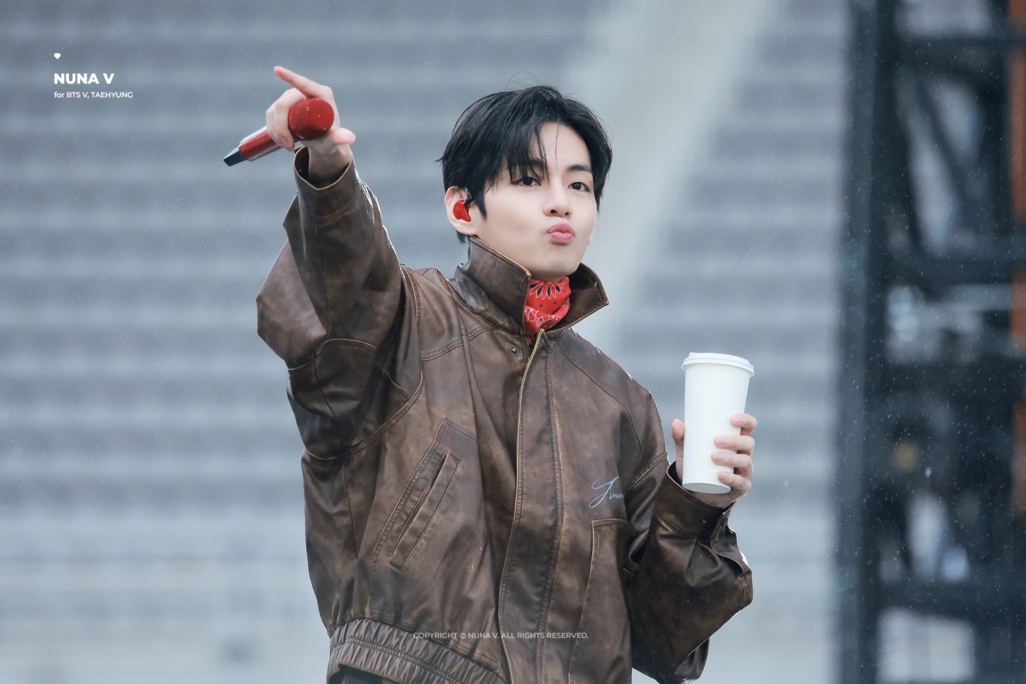 Taehyung Goyang Day 1 Soundcheck Photos for ARIRANG World Tour